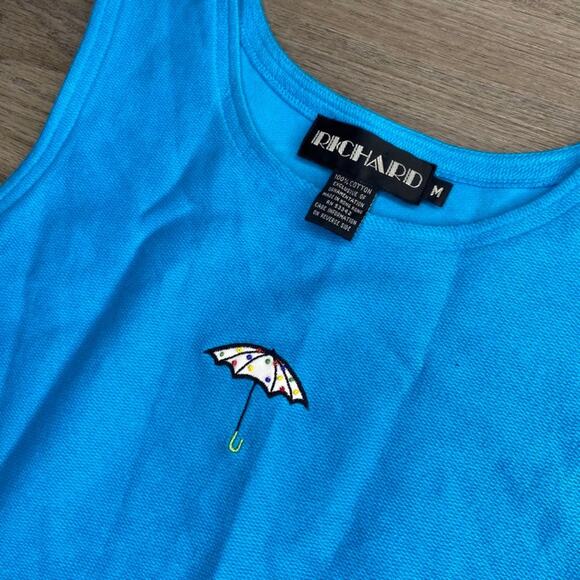 Y2K Richard Embroidered Umbrella Dress with Beads (M) - Picture 3 of 6